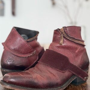 John Fluevog - Leather & Suede - Moto Boots